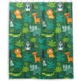 thumbnail image 2 of Funny Animal Shower Curtain Waterproof Washable Bathroom Shower Curtain Polyester Cloth Fabric Bathroom Decor Set with 12 Hooks, 60x72 inches, 2 of 6