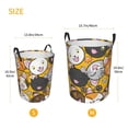 thumbnail image 5 of ZICANCN Cute Yellow Cat Laundry Basket Organizer , Dirty Clothes Hamper for Bathroom Kids Girls Boys Laundry Hamper Small, 5 of 8