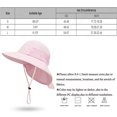 thumbnail image 3 of WTOBBY Toddler Sun Hat for Ages 1 to 3 Years, Baby Beach Hat with Wide Neck Flap Protection, UPF 50+ Infant Hat for Outdoor Play and Family Vacations,Gray S, 3 of 5
