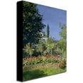 thumbnail image 2 of Trademark Fine Art "Flowering Garden at Sainte-Adresse 1866" Canvas Art by Claude Monet, 2 of 5