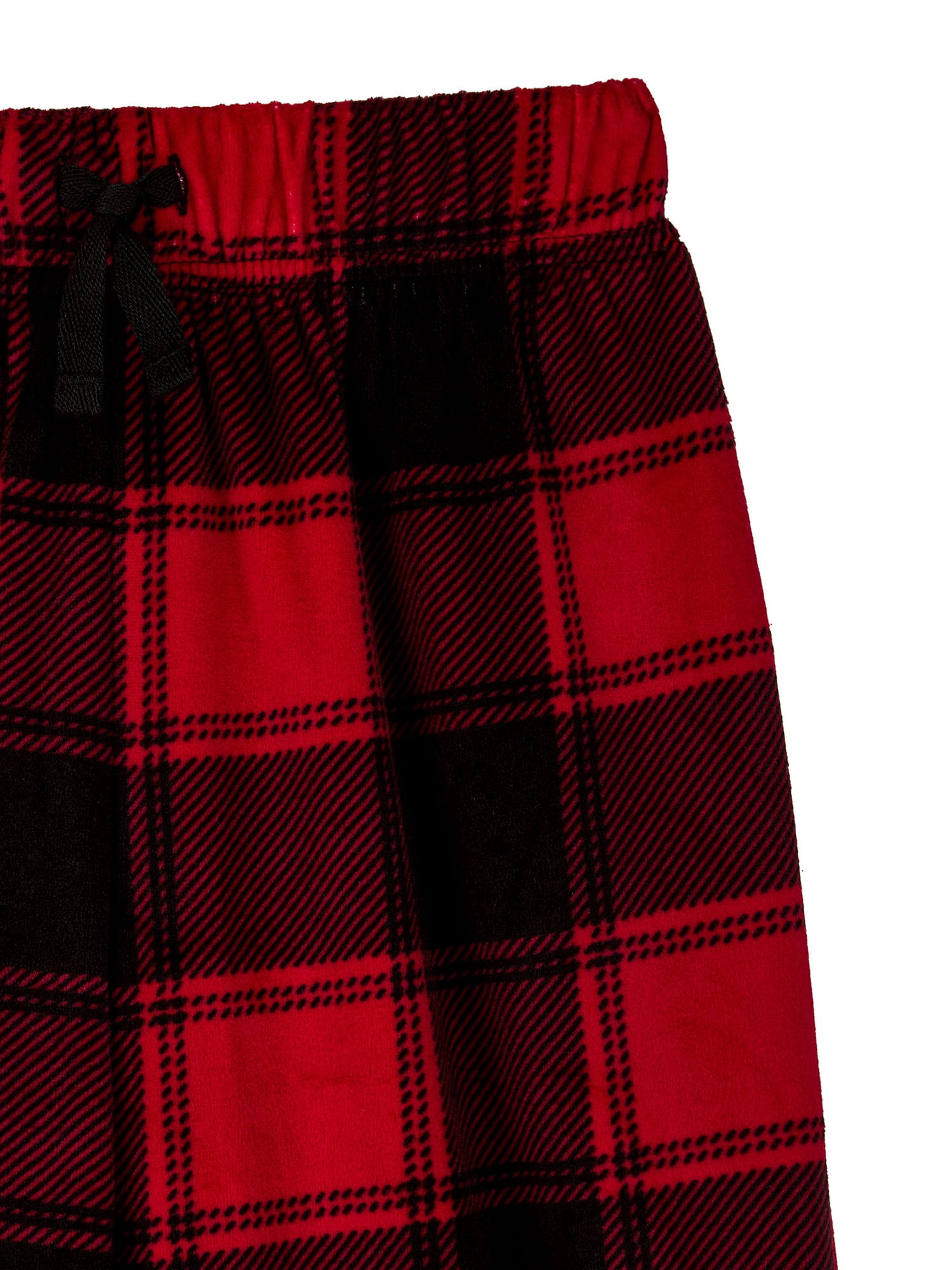 Wonder Nation Boys Long Sleeve Button Front Pajama Top and Pants Set, 2-Piece, Sizes 4-18