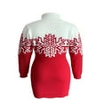 thumbnail image 4 of MesaSe Christmas Family Assorti Pull Flocon de Neige Col Roulé Pulls Tricotés à Manches Longues, 4 of 6