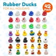 thumbnail image 2 of 4E’s Novelty All Holidays Rubber Ducks in Bulk – 42 Pack, Bath Toys & Party Favors for Kids, Jeep Ducking, Holiday Gifts, 2 of 9