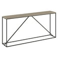 thumbnail image 5 of Evelyn&Zoe Nia 45" Wide Rectangular Console Table, Blackened Bronze/Antiqued Gray Oak, 5 of 5