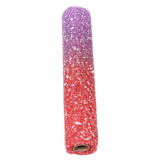 Moluckfu Rollo De Tul Degradado Con Puntos De Nieve Para Manualidades Y Envoltura Floral