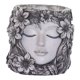 thumbnail image 3 of Maceta con forma de cara de flor, maceta para plantas, escultura decorativa, contenedor de regalo, estatua de resina para mesa de cocina, centro de, 3 of 8