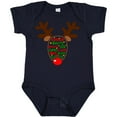 thumbnail image 3 of Inktastic Christmas Reindeer Face with Names and Red Nose Boys or Girls Baby Bodysuit, 3 of 5