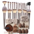 thumbnail image 2 of 3-20PCS Makeup Brushes Set Eyeshadow Fluffy Foundation Concealer Blush Highlighter Storage Box Female Cosmetics Beauty Tools,makeup brush set, 2 of 27