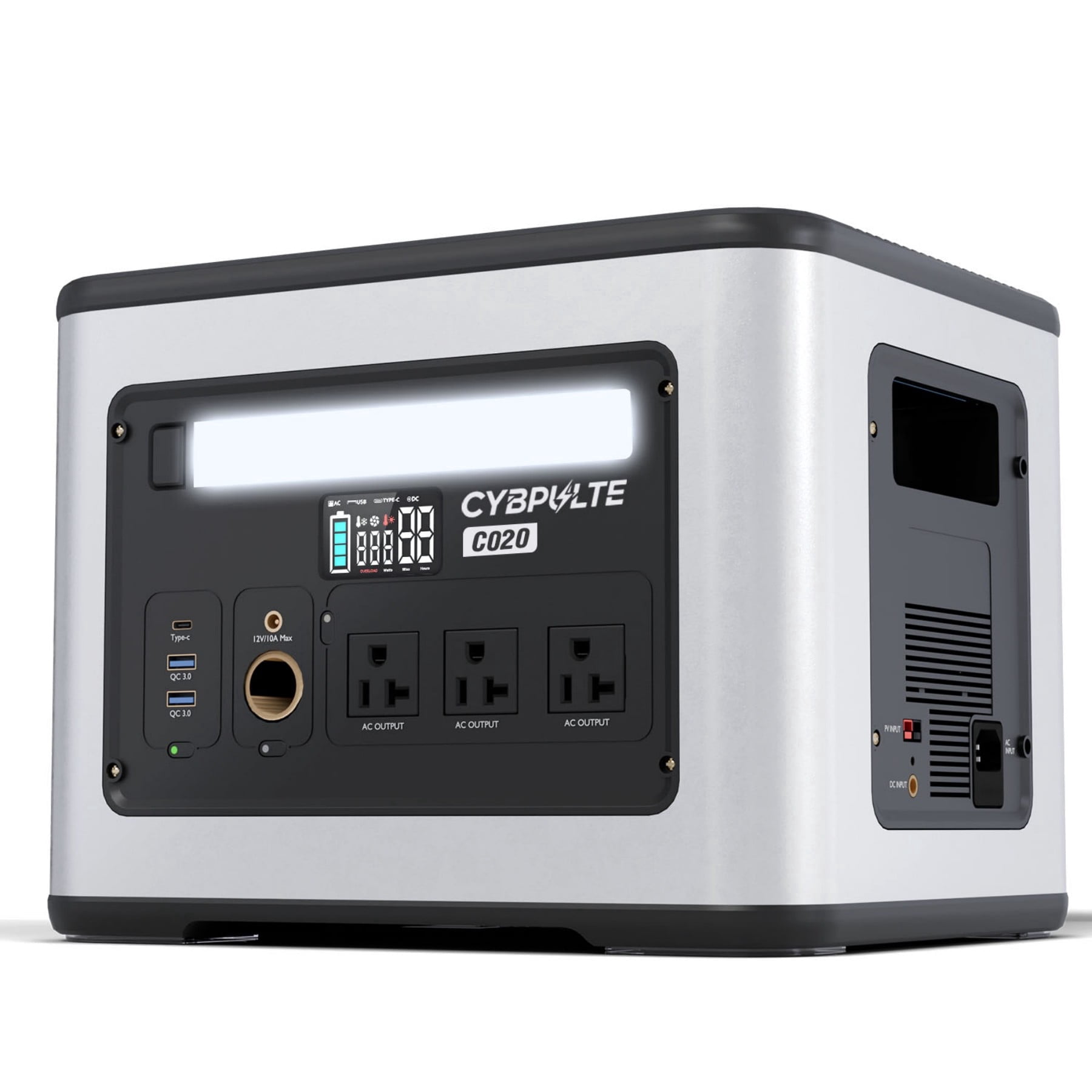 Swiss Tech Portable Power Station 500W 519Wh Solar Compatible