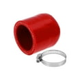thumbnail image 1 of Tapón de extremo de manguera de goma de silicona de 1-1/8" 28mm ID 3 capas de poliéster para válvula de derivación de refrigerante Turbo vacío 30mm rojo, 1 of 7