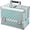 New Turquoise, variant on 3-Tier Professional Makeup Train Case with Mirror and Lock, Portable Hard Makeup Organizer Box for Women, 11.8" x 9.1" x 7.1"