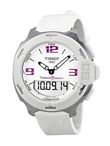 Rel gio anal gico de borracha branda digital Tissot T Race Mens