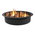 thumbnail image 1 of 36' Round Heavy-Duty Steel Fire Pit Liner Ring, by Sunnydaze Decor, 1 of 10