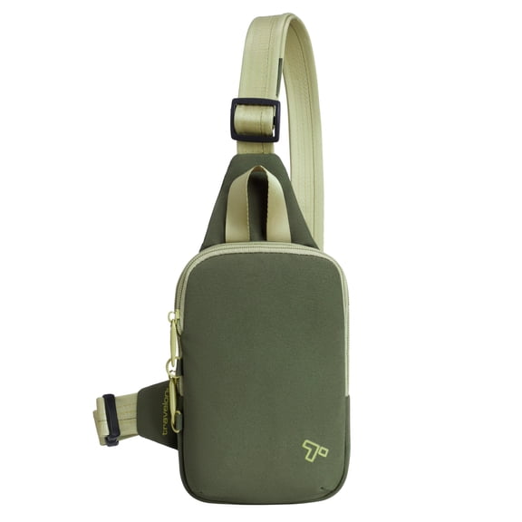 Travelon Anti-Theft The Voyages Compact Sling, Olive, One Size