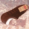 thumbnail image 1 of Chaussettes Marron Homme Adolescent Adulte Été Ultra Fines Respirantes Tendance Rétro, 1 of 3