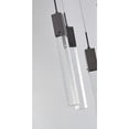 thumbnail image 3 of Bethel International Chandelier Matte Black Metal & Crystal, 3 of 5