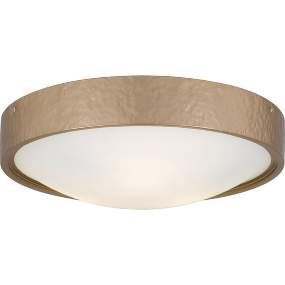 QFL6790BGD Quoizel Lighting Grendelle - 45W 3 LED Flush Mount-5 Inch Tall and 16 Inch Wide