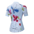 thumbnail image 4 of 2022 Jersey de ciclismo para mujer, camiseta de bicicleta de montaña, carretera, MTB, con bolsillos superiores, camisa de bicicleta de manga corta, ropa de carreras para mujer, ropa de verano, 4 of 5