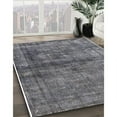 thumbnail image 3 of Ahgly Company Machine Washable Indoor Rectangle Industrial Modern Gunmetal Gray Area Rugs, 2' x 4', 3 of 7