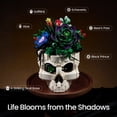 thumbnail image 7 of SupreOwls Succulent Skull Building Block Sets, 1079 Pcs Gothic Flower Pot Model For Adults, DIY Creative Plant Decor, Home Desk Decoration Gift Idea, 7 of 7