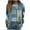 Multicolor 8, variant on Cmfcve Women Oversize Sweatshirt Vintage Plaid Print Casual Blouse Crew Neck Long Sleeve Loose Tunic Tops