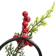 thumbnail image 6 of Northlight Apples and Berries Christmas Pillar Candle Holder - 10" - Green and Red, 6 of 7