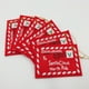 thumbnail image 1 of 6 sobres de cartas de Navidad para Papá Noel, adornos colgantes de árbol de Navidad, bolsa de tarjetas de felicitación roja impresa (4,7 "3,14") JAMW Sencillez, 1 of 5