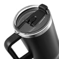 thumbnail image 5 of Buckland Adventure Gear 40 oz Stainless Steel Vacuum Insulated Handle Tumbler, Black, 5 of 11