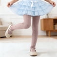 thumbnail image 2 of Ticikt Kids Rhinestone Stockings Glitter Tights girls Dance Tights,Color:Pink, 2 of 5