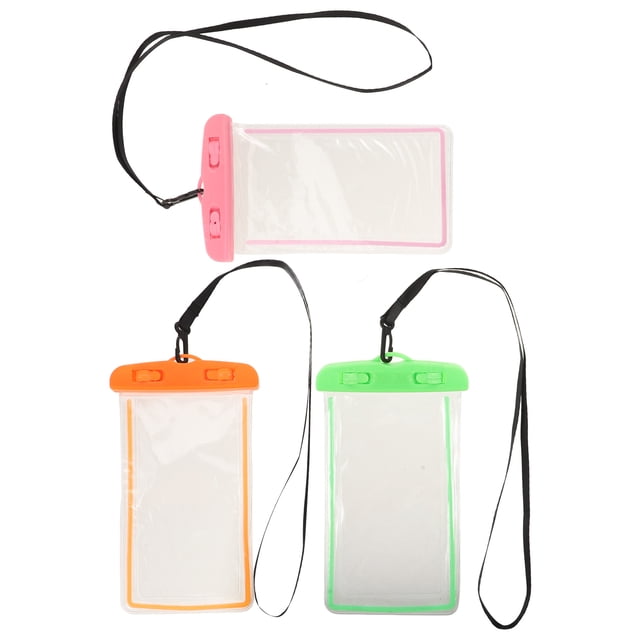 KAKOWELY 3 fundas impermeables para teléfono, funda subacuática, bolsa seca para teléfono celular para natación