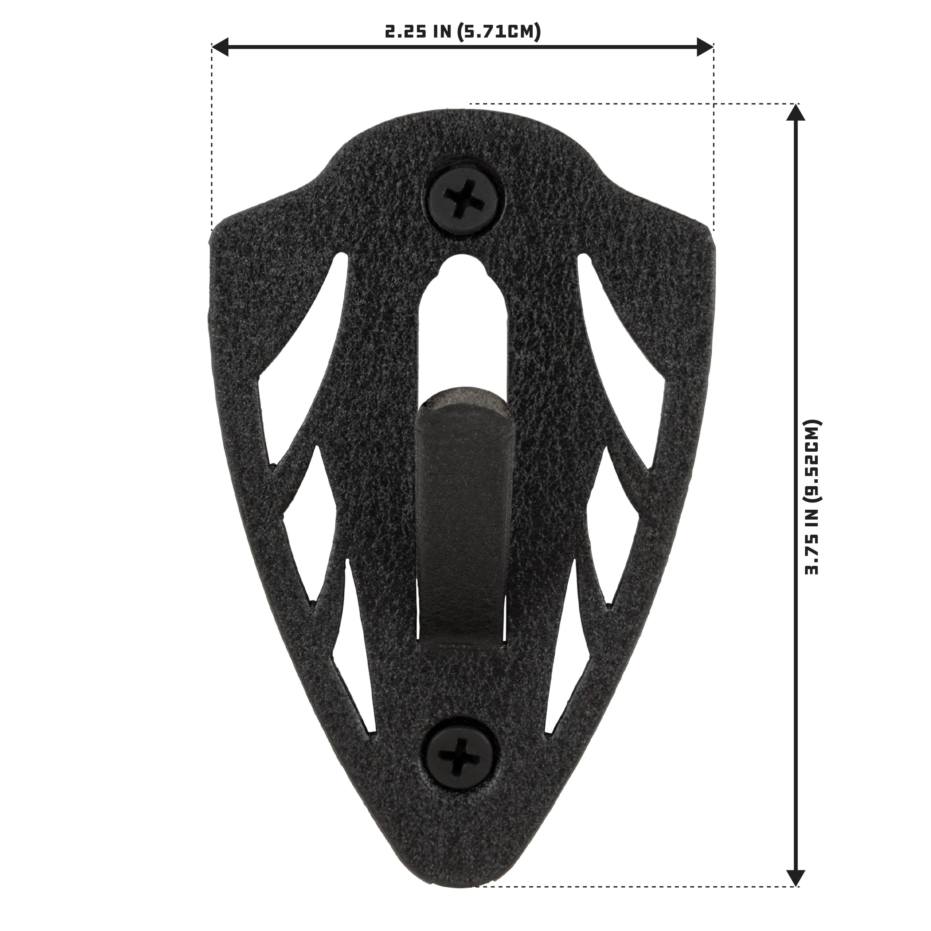 Allen Company EZ Mount Skull Peg - Steel European Mount Hanger - Matte Black