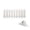 19.7" x 7.9", variant on 19.7" x 5.1" White Plastic Picket Fence, Decorative Garden Fence with 1 Base – for Lawn, Flower Beds, Tree Borders, Indoor & Outdoor Landscape Edging, 1pc