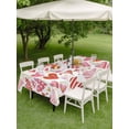 thumbnail image 3 of Outdoor Tablecloth with Umbrella Hole and Zipper, Valentine's Day Rectangle Table Cloth 60x120 Inch Waterproof Tablecloth, Colorful Heart Love Modern Minimalist Picnic Table Cover for Patio Camping, 3 of 7