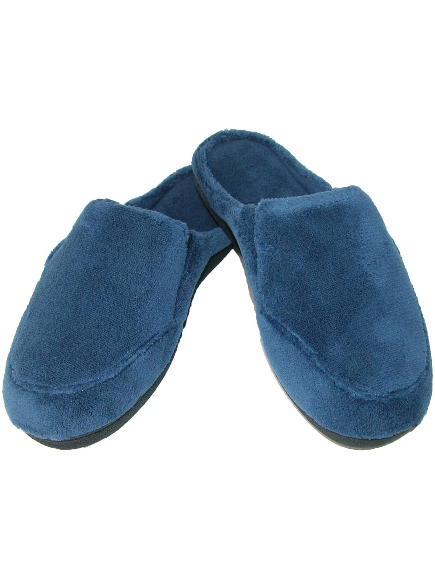 isotoner men's microterry clog slippers