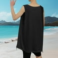 thumbnail image 6 of USNSM Men's Plus Size Scoop Neck Tank Tops Oversized Summer Casual Sleeveless Shirts Solid Color Loose Fit Tee Black S, 6 of 6