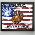 thumbnail image 5 of American Art Decor U.S. Marine Corps Printed Decorative Wall Accent Mirror , Multi-color - 13.5" H x 15.5" L x 1.25" D, 5 of 5