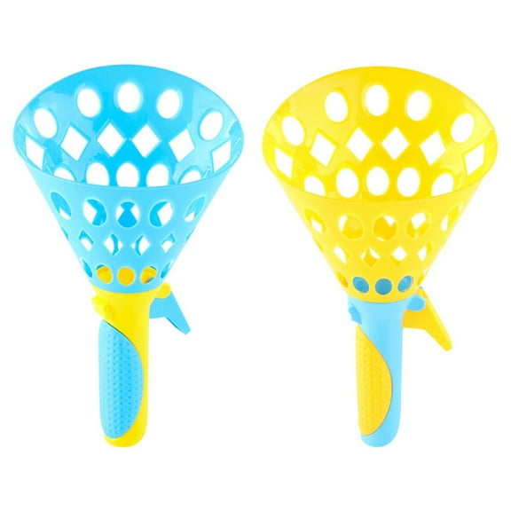 Godderr Kids Outdoor Games Toys,3 Balls 2 Catch Launcher Baskets Yard Games for Boys Girls and Asults