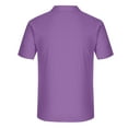 thumbnail image 6 of UVEASISHA Prime Sales Mens Hawaiian Linen Shirts Big and Tall Casual Short Sleeve Button Down Shirt Solid Color Regular Fit Beach Vacation Shirts with Pockets Purple 5XL, 6 of 9