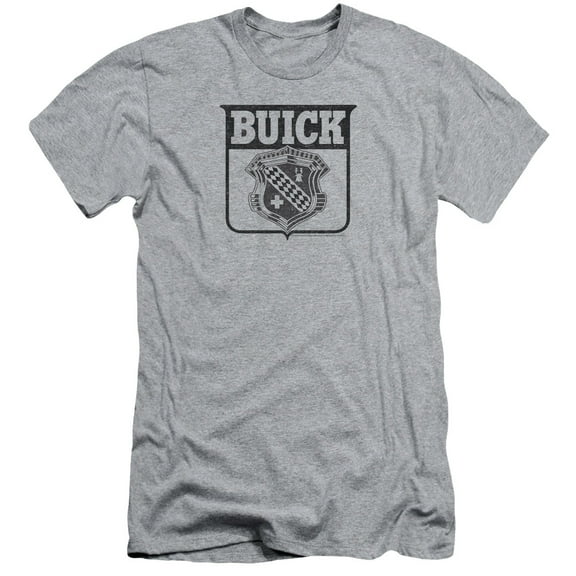 Buick 1946 Emblem S/S Adult 30/1 T-Shirt-Athletic Heather