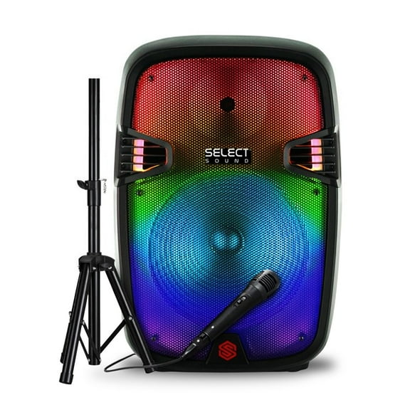 Bocina Bafle Portátil Inalámbrica Bluetooth Mythica Select Sound 15" Tws Con Microfono Y Tripie Select Sound Bluetooth TWS BT1510