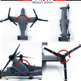thumbnail image 3 of Haute Simulation 1:144 Alliage V22 Osprey Transport Helicopter Modèle de Collection, Décoration Rétro et Élégante, 3 of 8