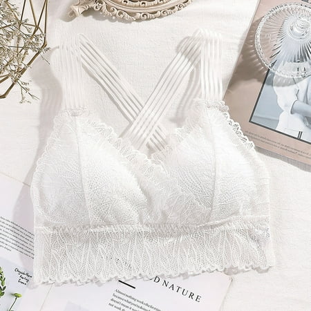 

CFXNMZGR Intimates For Women Sling Lingerie Lace Chest Tube Top Beauty Back Bra Camisole Base Underwear