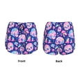 thumbnail image 3 of KLL colorful Skull mushroom rainbow Pattern Shorts Women,Athletic Shorts High Waisted Running Shorts Pocket Sporty Short Gym Elastic Workout Shorts-XX-Large, 3 of 7