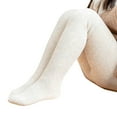 thumbnail image 3 of Generic Toddler Kids Baby Girls Cotton Thick Lined Warm Full Leggings Knitted Tights Pantihose Stretchy Basic Full Length Pants Pantyhose for Winter Stocking（8-10 Years Beige）, 3 of 9