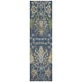 thumbnail image 2 of Addison Rugs Chantille Indoor/Outdoor Transitional Global Navy Washable Runner Rug, 2'3" x 7'6", 2 of 6