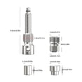 thumbnail image 5 of Professional Stainless Steel Crank Arm Removal Tool for Square Taper Bottom Bracket Service, 5 of 13