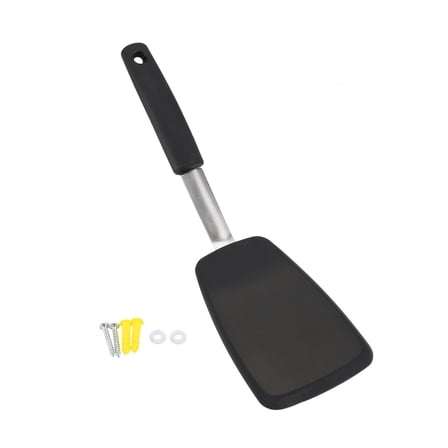 Heat-Resistant Silicone Spatula Turner, Non-Stick Flexible Kitchen Utensil