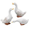 thumbnail image 3 of 3 estatuas de pato en miniatura de resina, figura de pato, animal, mini decoración de jardín, 3 of 5
