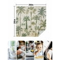 thumbnail image 5 of nqOlkjepod Beach Palm Cloth Napkins Set of 8 Reusable Dinner Napkins, Summer Green Coconut Tree Leaf Cocktail Napkin Washable Table Napkins for Wedding/Holiday Party/Baby Shower 20"x20", 5 of 8
