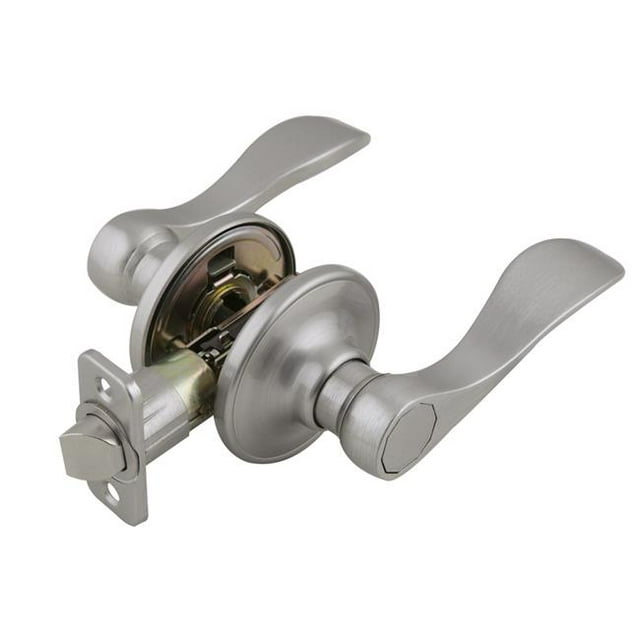 Design House 702126 Pro Springdale Hall & Closet Door Handle, Satin Nickel